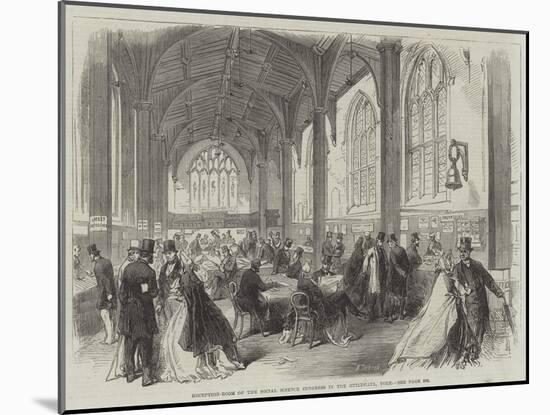 Reception-Room of the Social Science Congress in the Guildhall, York-null-Mounted Giclee Print