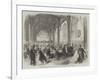 Reception-Room of the Social Science Congress in the Guildhall, York-null-Framed Giclee Print