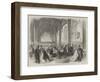 Reception-Room of the Social Science Congress in the Guildhall, York-null-Framed Giclee Print