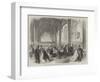 Reception-Room of the Social Science Congress in the Guildhall, York-null-Framed Giclee Print