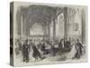 Reception-Room of the Social Science Congress in the Guildhall, York-null-Stretched Canvas