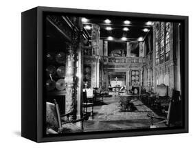 Reception Room of W.R. Hearst Residence-null-Framed Stretched Canvas
