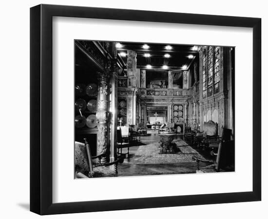 Reception Room of W.R. Hearst Residence-null-Framed Photographic Print