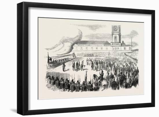 Reception S.A.I. and R. Grand Duke Maximilian of Austria, in the Port of Toulon, on 29 August 1855.-null-Framed Giclee Print