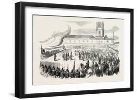 Reception S.A.I. and R. Grand Duke Maximilian of Austria, in the Port of Toulon, on 29 August 1855.-null-Framed Giclee Print