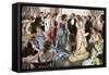 Reception to Introduce a Young Man to Society, circa 1900-null-Framed Stretched Canvas