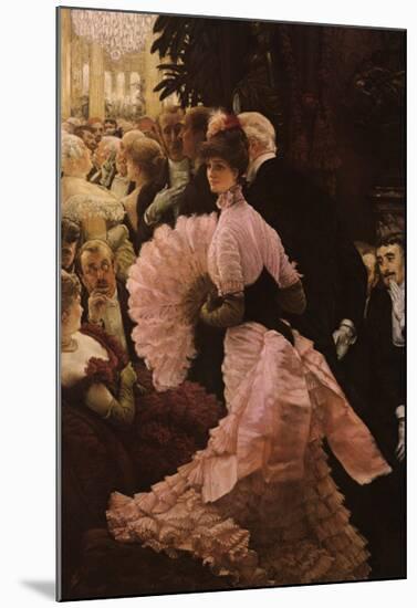 Reception-James Tissot-Mounted Art Print