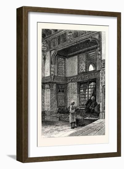 Recess in the Ka'Ah of the Sheikh El-Mahdee, Egypt, 1879-null-Framed Giclee Print