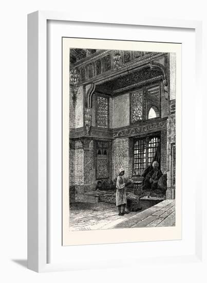 Recess in the Ka'Ah of the Sheikh El-Mahdee, Egypt, 1879-null-Framed Giclee Print