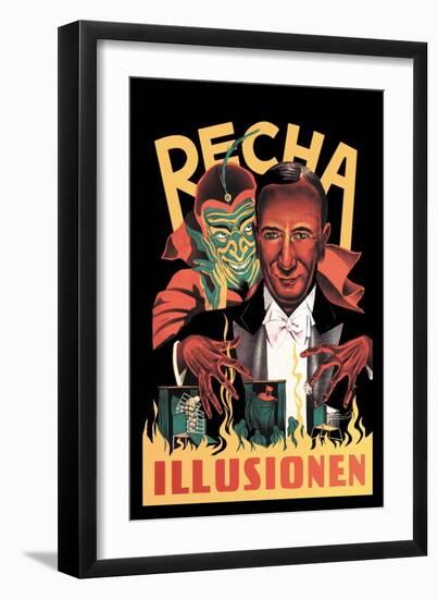 Recha Illusionen-null-Framed Art Print