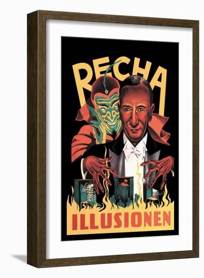 Recha Illusionen-null-Framed Art Print