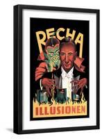 Recha Illusionen-null-Framed Art Print