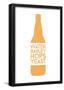 Recipe For A Hoppy Bottle-null-Framed Poster