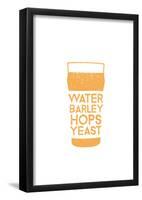 Recipe For A Hoppy Pint-null-Framed Poster