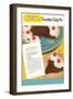 Recipe for Chocolate Fudge Pie-null-Framed Art Print