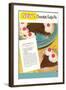 Recipe for Chocolate Fudge Pie-null-Framed Art Print