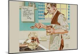 Recipe for Coffee-Joseph Christian Leyendecker-Mounted Art Print