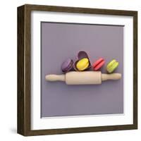 Recipe of Macarons-Amelie Vuillon-Framed Art Print