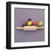 Recipe of Macarons-Amelie Vuillon-Framed Art Print