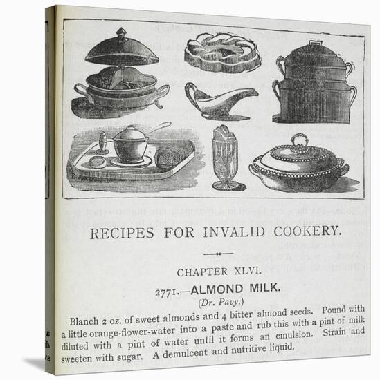 Recipes For Invalid Cookery-Isabella Beeton-Stretched Canvas