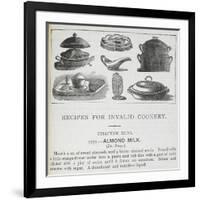 Recipes For Invalid Cookery-Isabella Beeton-Framed Giclee Print