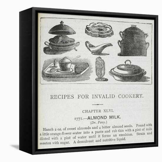 Recipes For Invalid Cookery-Isabella Beeton-Framed Stretched Canvas