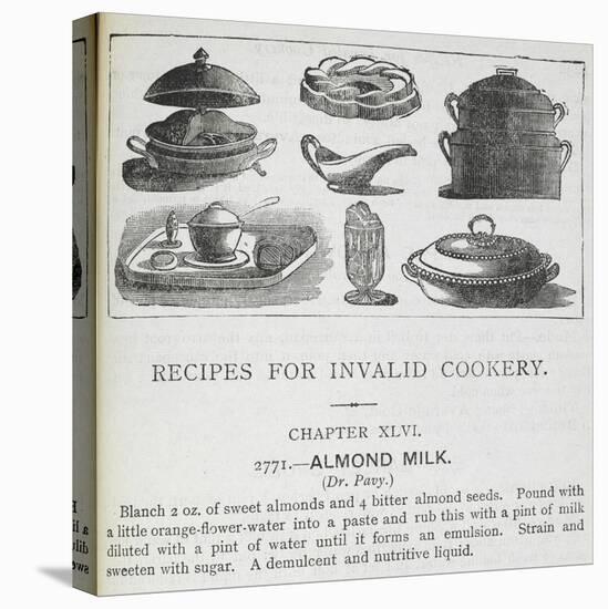 Recipes For Invalid Cookery-Isabella Beeton-Stretched Canvas