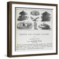 Recipes For Invalid Cookery-Isabella Beeton-Framed Giclee Print