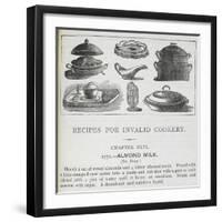 Recipes For Invalid Cookery-Isabella Beeton-Framed Giclee Print