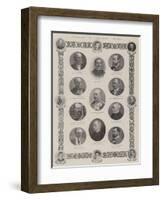 Recipients of Coronation Honours-null-Framed Giclee Print
