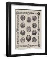 Recipients of Coronation Honours-null-Framed Giclee Print