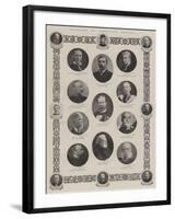 Recipients of Coronation Honours-null-Framed Giclee Print