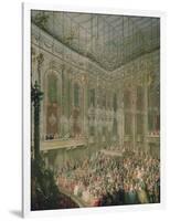 Recital by the Young Wolfgang Amadeus Mozart in the Redoutensaal-Martin van Meytens-Framed Giclee Print