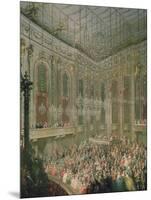 Recital by the Young Wolfgang Amadeus Mozart in the Redoutensaal-Martin van Meytens-Mounted Giclee Print