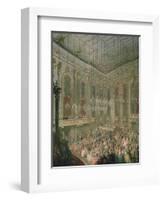 Recital by the Young Wolfgang Amadeus Mozart in the Redoutensaal-Martin van Meytens-Framed Giclee Print