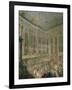 Recital by the Young Wolfgang Amadeus Mozart in the Redoutensaal-Martin van Meytens-Framed Giclee Print