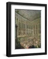 Recital by the Young Wolfgang Amadeus Mozart in the Redoutensaal-Martin van Meytens-Framed Premium Giclee Print