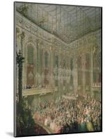 Recital by the Young Wolfgang Amadeus Mozart in the Redoutensaal-Martin van Meytens-Mounted Premium Giclee Print