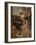 Recital, C.1884 (Oil on Panel)-Giovanni Boldini-Framed Giclee Print