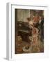 Recital, C.1884 (Oil on Panel)-Giovanni Boldini-Framed Giclee Print