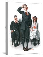 "Recitation", June 14,1919-Norman Rockwell-Stretched Canvas