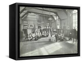 Recitation of the Sick Dolly, Flint Street School, Southwark, London, 1908-null-Framed Stretched Canvas