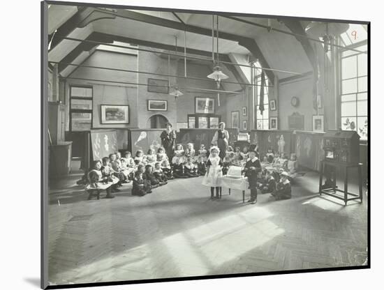 Recitation of the Sick Dolly, Flint Street School, Southwark, London, 1908-null-Mounted Photographic Print
