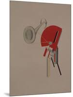 Reciter. Figurine for the Opera Victory over the Sun, 1920-1921-El Lissitzky-Mounted Giclee Print