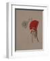 Reciter. Figurine for the Opera Victory over the Sun, 1920-1921-El Lissitzky-Framed Giclee Print