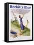 Reckitt's Blue Dye Advertisement Poster-null-Framed Stretched Canvas