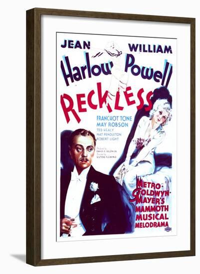 Reckless - Movie Poster Reproduction-null-Framed Photo