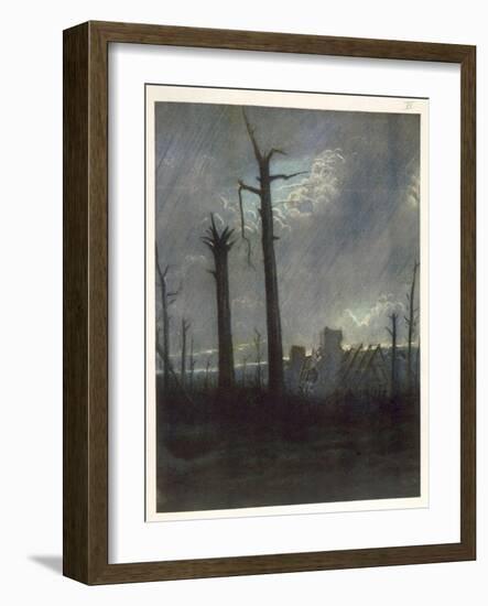 Reclaimed Country, from British Artists at the Front, Continuation of the Western Front, 1918-Christopher Richard Wynne Nevinson-Framed Giclee Print