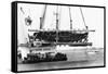Reclaming Mary Rose Ship-null-Framed Stretched Canvas