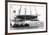 Reclaming Mary Rose Ship-null-Framed Photographic Print